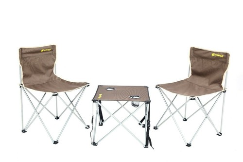 Camping table and - chair, set