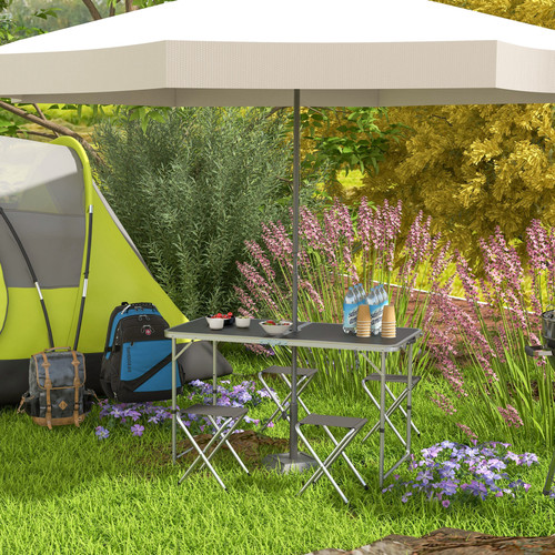Camping table and chairs - camping,