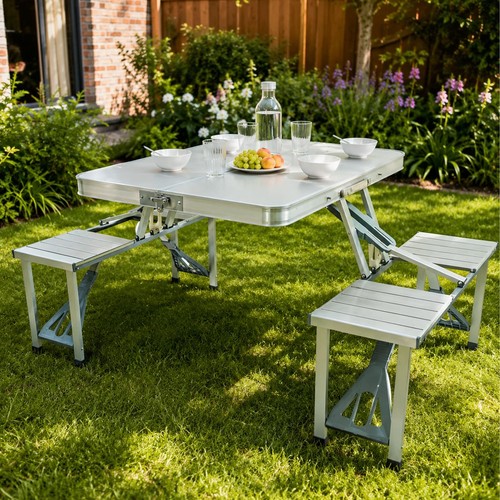 Aluminium folding camping - aluminium,