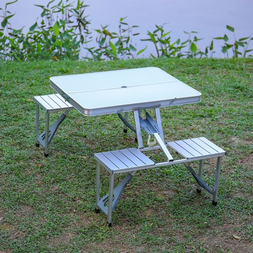 Folding camping table - camping,