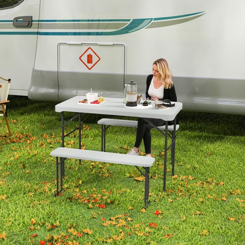 Piece folding picnic table - piece,