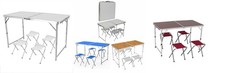 CAMPING TABLE AND CHAIRS