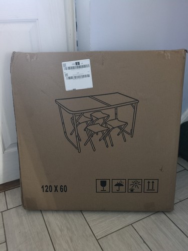 Brand new folding camp table - folding,
