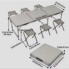 6FT Table & 6x Chair Set