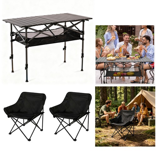 Folding camping table - folding,